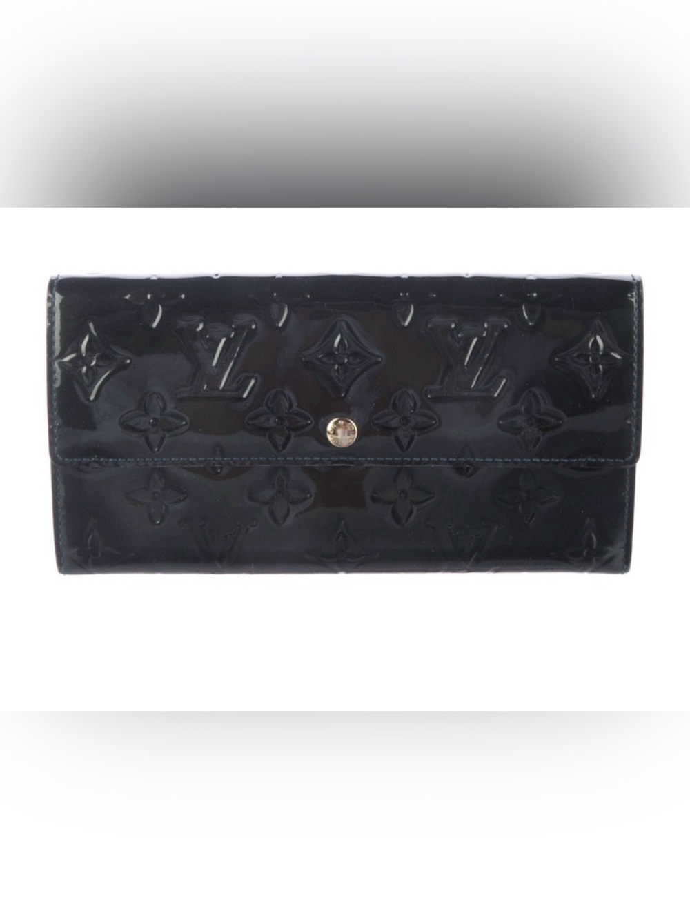 Louis Vuitton Monogram Vernis Patent Leather Sarah Wallet